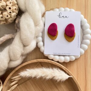 Alana ocre fucsia